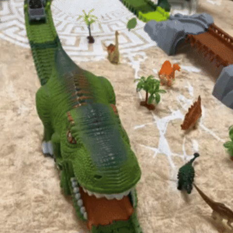Dinosaur Adventure Track Playset