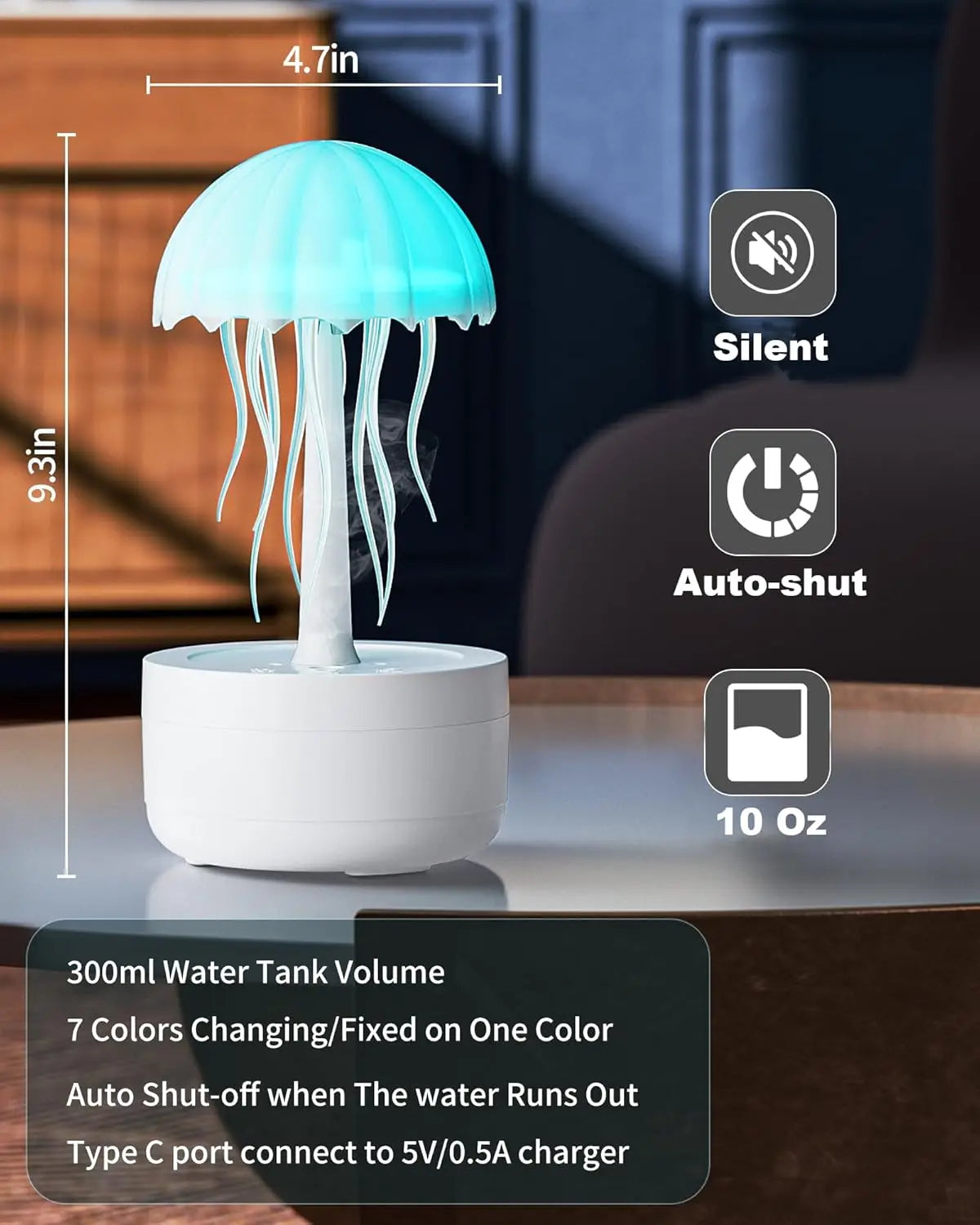 JellyFish Glow Night Light